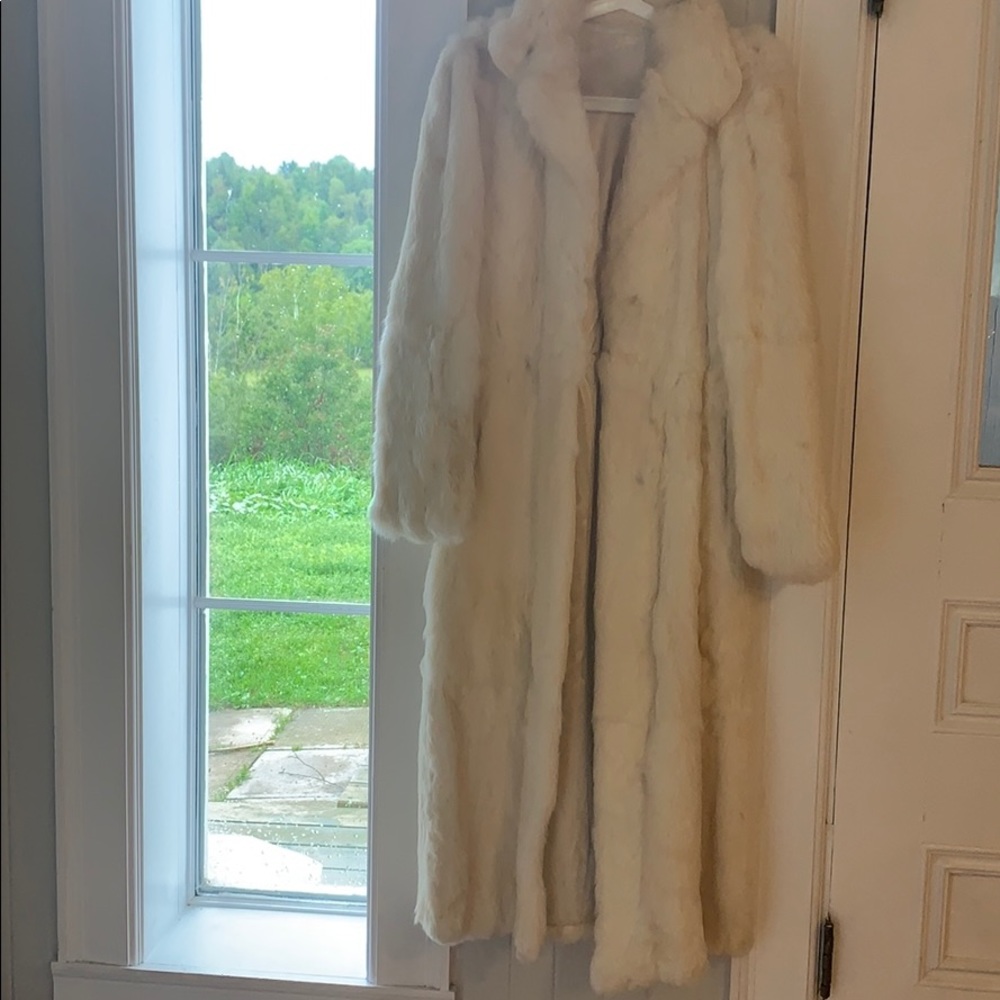 Genuine real fur coat